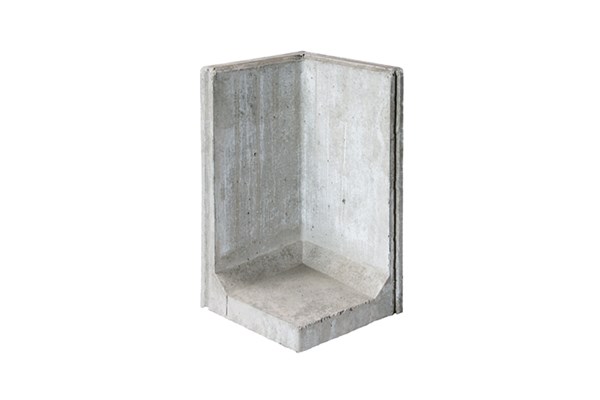 L-tukimuurin kulma 1050