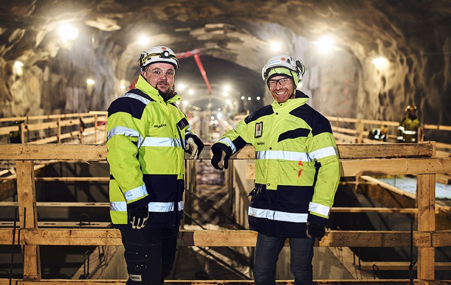 Rudus pro metrotunneli skanskan olli vainionkulma ja rainer paakkari