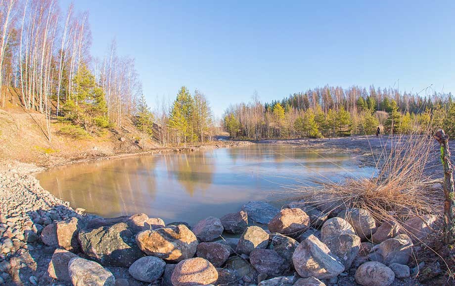 Kråkö lampi maisema 1