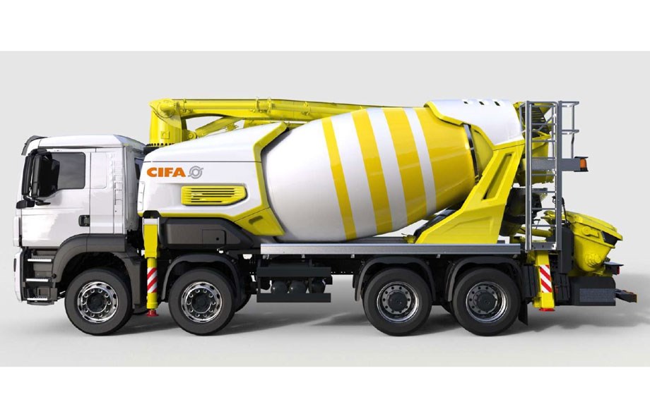 Ruduksen betonitoimitukset myös hybridi kuljetuspumppuautolla 2 2020