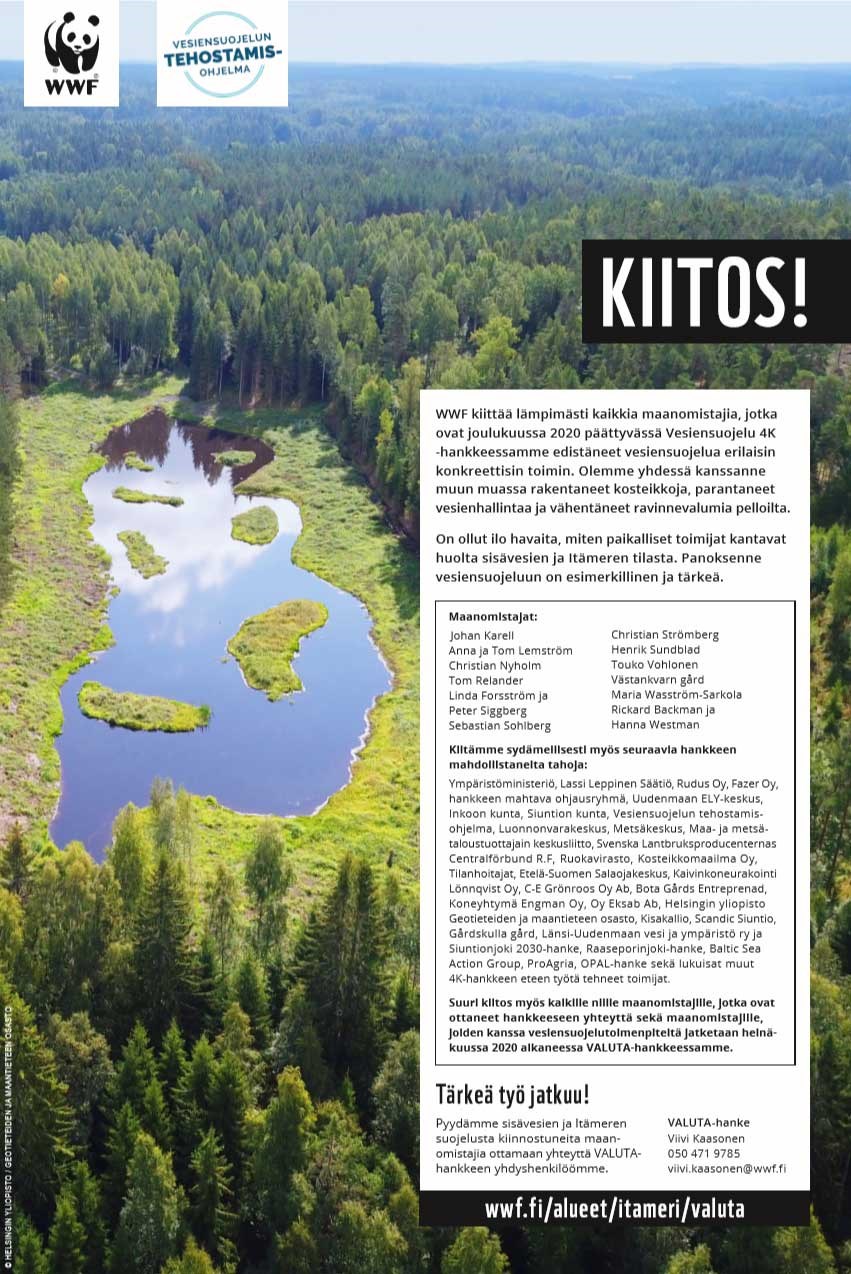 Wwf 4k kiitos ilmoitus