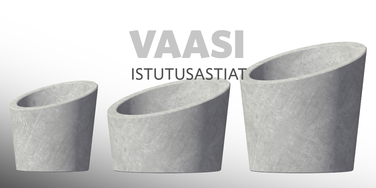 Vaasi – arkkitehtoninen ratkaisu julkisten tilojen viherrakentamiseen