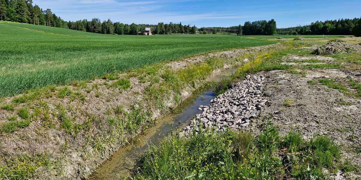Rudus lahjoitti kivimateriaalit Inkoon kosteikkohankkeeseen – tukea Itämerelle