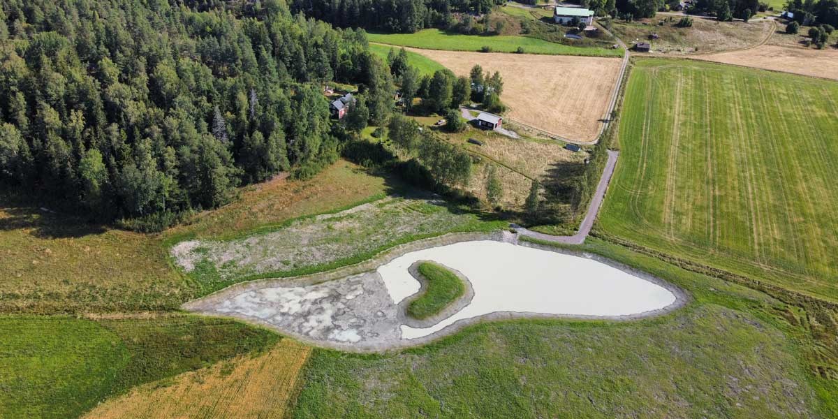 Rudus lahjoitti kivimateriaalit WWF:n ja Coca-Cola Suomen kosteikkokohteeseen Inkoossa